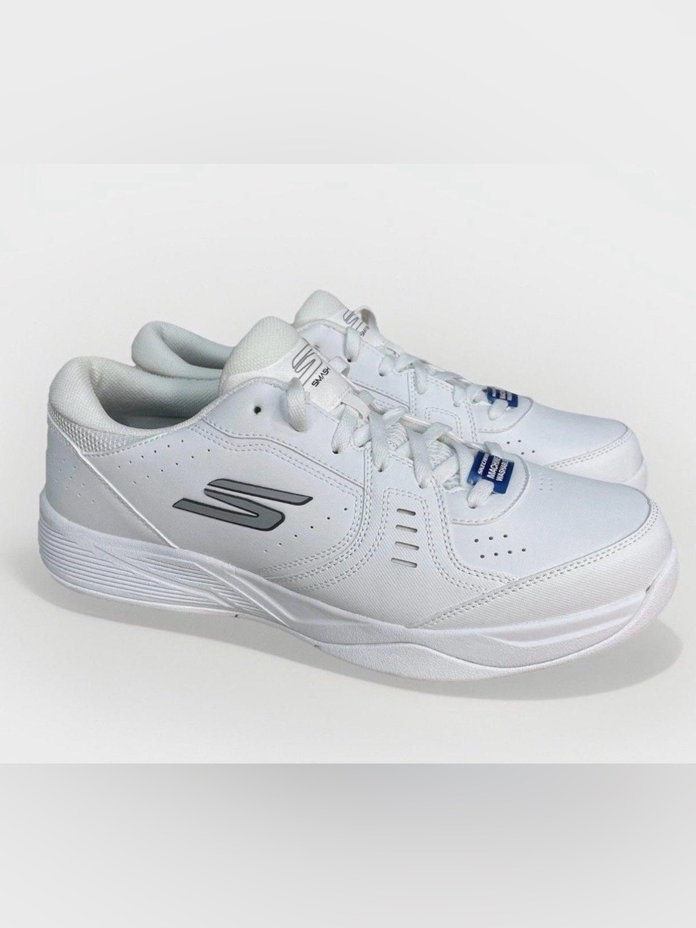 Skechers WoMen's White Viper Court Smash Pickleball 8.5